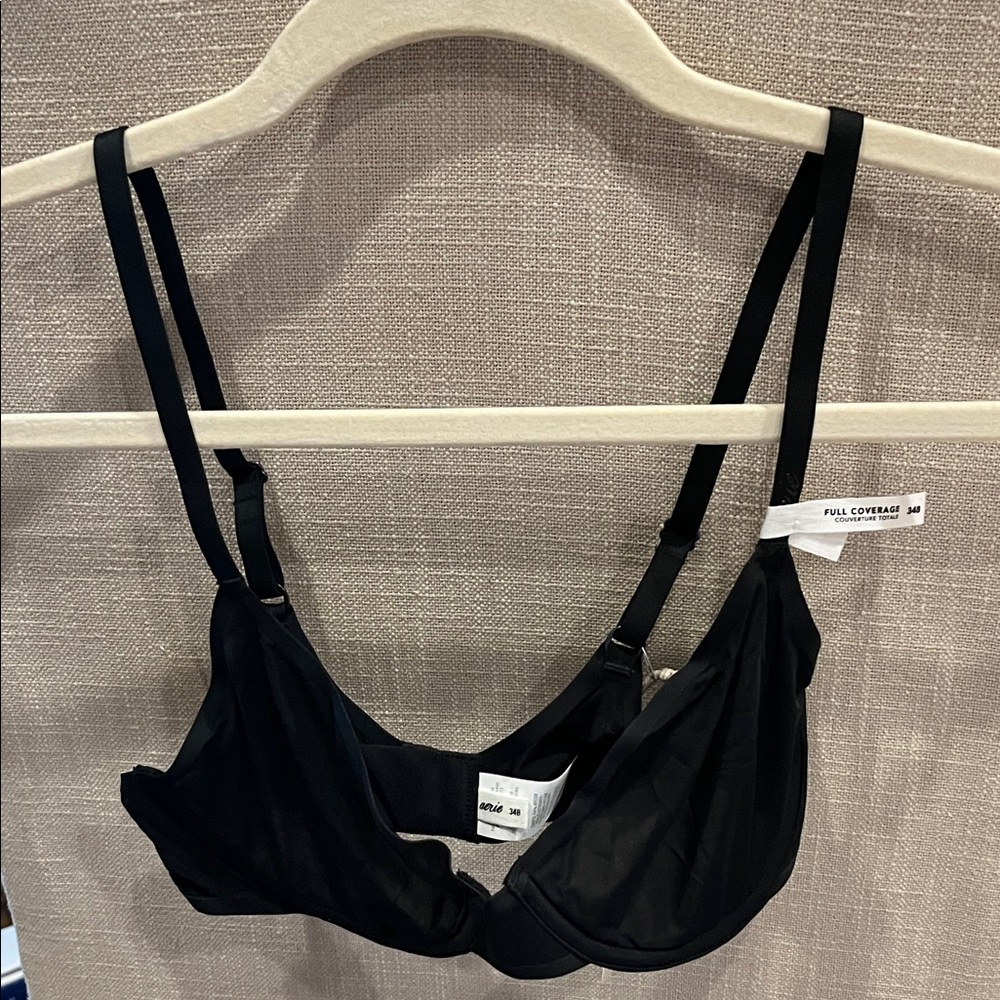 NWT Aerie Smoothez Black Underwire Bra size 34B